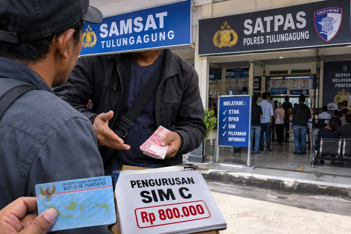 Samsat dan Satpas Tulungagung Diuji Isu Percaloan, Masyarakat Menuntut Kepastian Prosedur