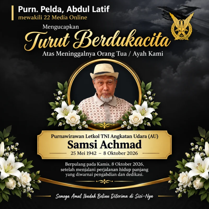 Samsi Achmad Berpulang, Keluarga Besar Media Panjatkan Doa untuk Almarhum